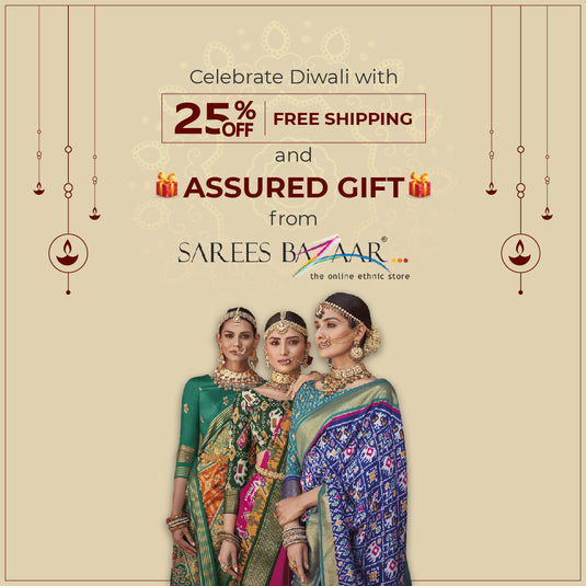 Celebrate Diwali with 25% OFF | Free Shipping and Assured Gift