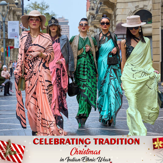 Celebrating Tradition - Christmas in Indian Ethnic Wear