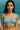 Summer Ready Blue Crochet Bikini Top Lightweight 100% Cotton Yarn