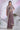 Satin Silk Ready To Wear Lavender Sequins Work Saree