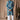 Art Silk Printed Blue Men Readymade Kurta Pyjama For Festive Wear