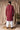 Maroon Wedding Wear Viscose Rayon Readymade Kurta Pyjama For Men