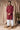 Maroon Wedding Wear Viscose Rayon Readymade Kurta Pyjama For Men
