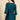 Engaging Teal Color Rayon Fabric Readymade Short Kurti With Embroidered Work