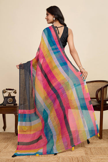 Multi Color Daily Wear Digital Printed Saree