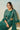 Satin Silk Border Work Dark Green Wedding Wear Readymade Saree