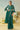 Satin Silk Border Work Dark Green Wedding Wear Readymade Saree