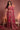 Royal Crepe Rani Traditional Heavy Hand Embroidered Wedding Saree