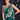 Teal Color Border Work On Satin Silk Fabric Beatific Ready To Wear Saree