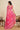 Digital Printed Linen Pink Saree For Casual Wear
