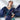 Blue Satin Silk Ready To Wear Saree