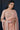 Peach Glace Tissue Sequins Moti Work Saree With Unstitched Blouse
