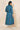 Exclusive Teal Blue Embroidered Thread Work Poplin Dress