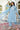 Cotton Fabric Sky Blue Color Delicate Readymade Suit With Fancy Work