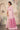 Delicate Border Work Linen Fabric Saree In Pink Color