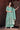 Art Silk Sea Green Color Foil Print Readymade Palazzo Salwar Suit