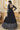 Navy Blue Color Foil Printed Readymade Gown With Dupatta
