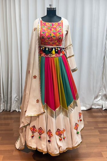 Navratri Special Embroidered Readymade Lehenga With Dupatta