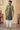 Moss Green Color Silk Fabric Readymade Men Indo Western