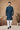Blue Silk Festive Wear Captivating Readymade Indo Western For Men