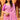 Creative Printed Work On Pink Color Chiffon Fabric Saree