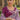 Lavender Color Border Work On Organza Silk Fabric Beatific Saree