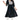 Engaging Black Color Rayon Fabric Readymade Embroidered Kurti