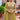 Embroidery Work Olive Readymade Long Top And Skirt