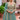 Chinon Function Wear Sky Blue Readymade Long Top And Skirt