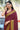 Soft Crepe Silk Designer Wine Saree For Office Wear