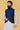 Blue Silk Fabric Sangeet Wear Trendy Readymade Men Jacket