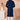 Beautiful Sequins Embroidery Navy Blue Color Wedding Wear Readymade Kurta Pyjama For Men In Georgette Fabric
