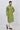 Cotton Fabric Printed Green Festive Wear Readymade Kurta Pyjama For Men