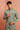 Designer Zardosi Work Linen Sea Green Men Kurta Pyjama With Stylish Jacket