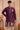 Elegant Purple Embroidered Kurta Pajama For Men