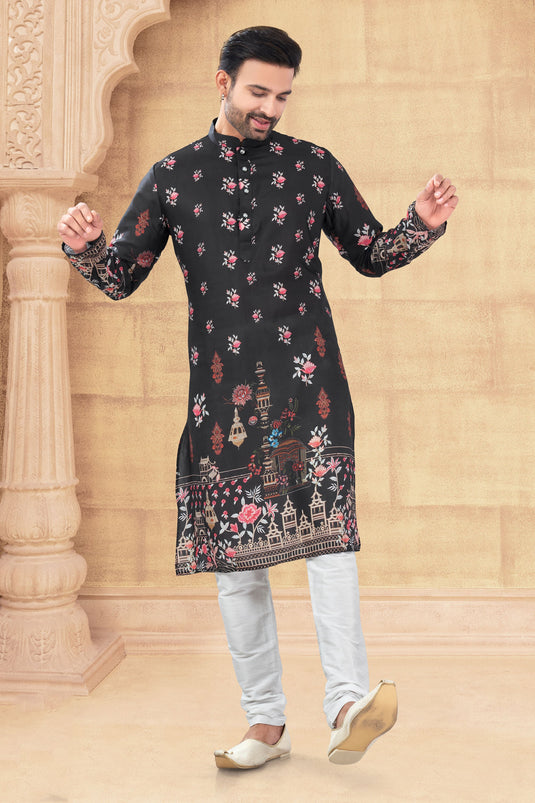 Silk Allure Ethereal Designer Kurta Pyjama