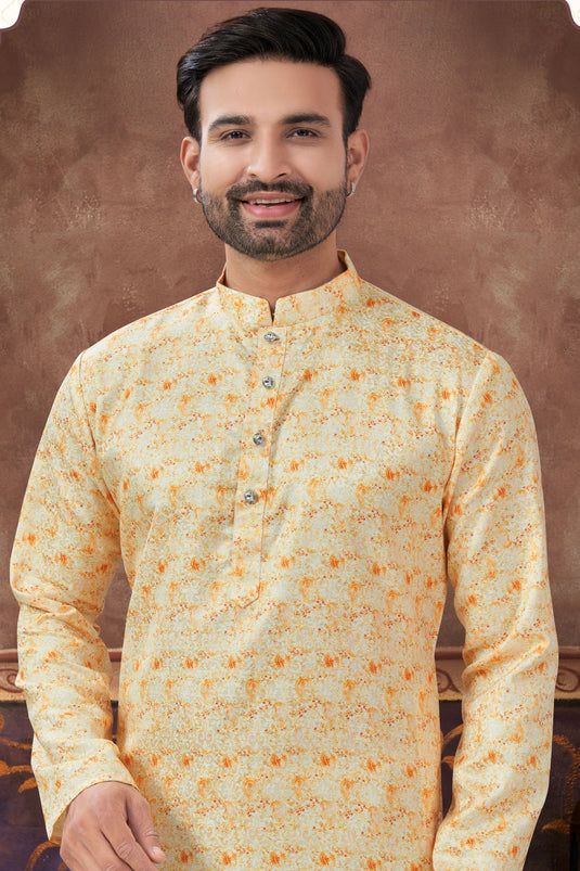 Jacquard Sophisticated Style Designer Kurta Pyjama