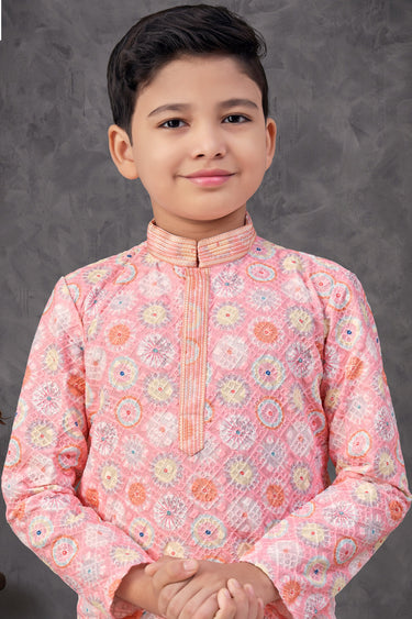 Occasion Wear Rayon Fabric Readymade Boys Kurta Pyjama