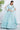 Turquoise Blue Net Fabric Occasion Wear Chaniya Choli With Sequins Work And Blouse