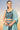 Teal Satin Fabric Sequins Work Lehenga With Blouse