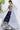 Navy Blue Sequins Work Georgette Fabric Reception Wear Lehenga With Enchanting Blouse