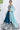 Sequins Work Designs On Georgette Fabric Teal Weding Wear Lehenga Choli