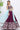 Sequins Work Burgundy Designer 3 Piece Lehenga Choli In Chiffon Fabric