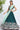 Excellent Chiffon Fabric Green Color Lehenga Choli With Sequins Work