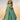 Sequins Work Sea Green Designer 3 Piece Lehenga In Chiffon Fabric