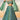Sequins Work Sea Green Designer 3 Piece Lehenga In Chiffon Fabric