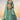 Sequins Work Sea Green Designer 3 Piece Lehenga In Chiffon Fabric