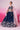 Attractive Navy Blue Color Sequins Work On Satin Fabric Wedding Wear Lehenga Choli