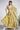 Printed Work Yellow Designer 3 Piece Lehenga In Organza Fabric