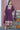 Purple Embroidered Readymade Anarkali Salwar Suit In Georgette Fabric